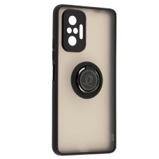 Чохол для Xiaomi  Redmi Note 10 Pro LikGus Edging Ring чорний
