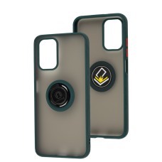 Чохол для Xiaomi Redmi Note 10 / 10s LikGus Edging Ring оливковий