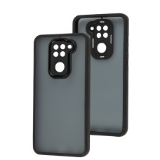 Чохол для Xiaomi Redmi Note 9 Luxury Metal Lens чорний