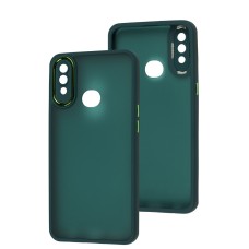 Чохол для Samsung Galaxy A10s (A107) Luxury Metal Lens зелений