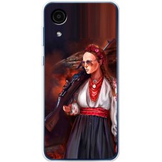 Чохол для Samsung Galaxy A03 Core (A032) MixCase патріотичні українка з автоматом