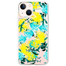 Чохол для iPhone 13 mini MixCase патріотичні жовто-блакитні квіти