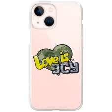 Чохол для iPhone 13 mini MixCase патріотичні Love is ЗСУ