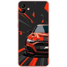 Чохол для Samsung Galaxy A04e (A042) MixCase машини червона car