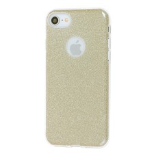 Чохол Shining Glitter для iPhone 7/8 з блискітками золотистий