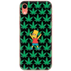 Чохол для iPhone Xr MixCase трава листя Сімпсон