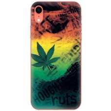 Чохол для iPhone Xr MixCase трава листя дим