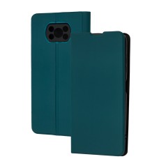 Чохол книжка Fibra для Xiaomi Poco X3 / X3 Pro зелений