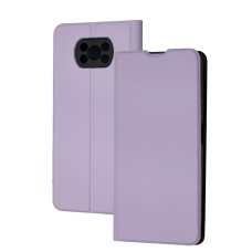 Чохол книжка Fibra для Xiaomi Poco X3 / X3 Pro бузковий