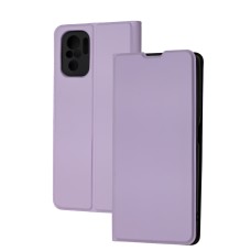 Чохол книжка Fibra для Xiaomi Redmi Note 10 / 10s / Poco M5s бузковий