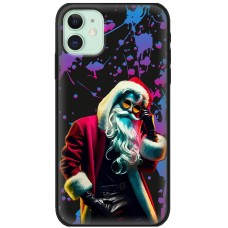 Чохол для iPhone 12 mini MixCase Новий рік гламурний Святий Миколай