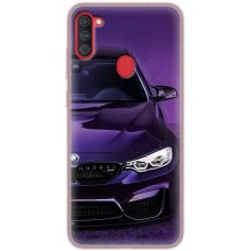 Чохол для Samsung Galaxy A11 / M11 MixCase авто бмв фіолетовий