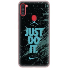 Чохол для Samsung Galaxy A11 / M11 MixCase логотип лого спорт на чорному