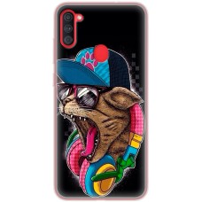 Чохол для Samsung Galaxy A11 / M11 MixCase звірі стильний кіт