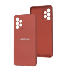 Чохол для Samsung Galaxy A72 Full camera марсала
