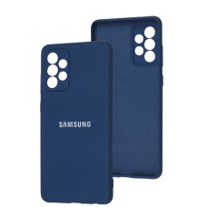 Чохол для Samsung Galaxy A72 Full camera синій / navy blue