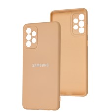 Чохол для Samsung Galaxy A72 Full camera рожевий / pink