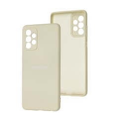 Чохол для Samsung Galaxy A72 Full camera білий / antique white