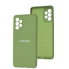 Чохол для Samsung Galaxy A72 Full camera м'ятний / mint