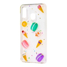 Чохол macaron 3D для Samsung Galaxy A20/A30 прозорий