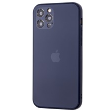 Чохол для iPhone 12 Pro Matt glass синій