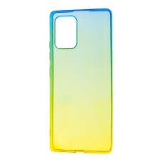 Чохол для Samsung Galaxy S10 Lite (G770) Gradient Design жовто-зелений