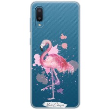 Чохол для Samsung Galaxy A02 (A022) Mixcase фламінго