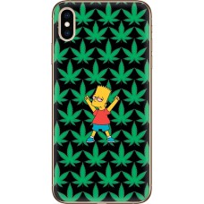 Чохол для iPhone X / Xs MixCase трава листя Сімпсон