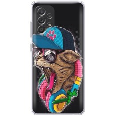 Чохол для Samsung Galaxy A13 (A135) MixCase звірі стильний кіт