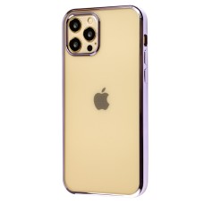 Чохол для iPhone 12 / 12 Pro Glossy edging бузковий