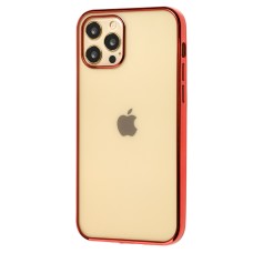 Чохол для iPhone 12 / 12 Pro Glossy edging червоний