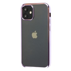 Чохол для iPhone 12 mini Glossy edging бузковий