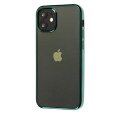 Чохол для iPhone 12 mini Glossy edging темно-зелений