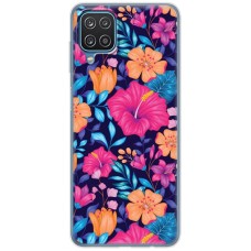 Чохол для Samsung Galaxy A12 / M12 MixCase квіти яскраві