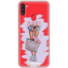 Чохол для Samsung Galaxy A11 / M11 Mixcase дівчина дизайн 7