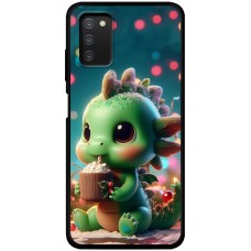 Чохол для Samsung Galaxy A03s (A037) MixCase Новий рік дракончик