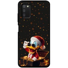 Чохол для Samsung Galaxy A03s (A037) MixCase Новий рік посмішка Скруджа