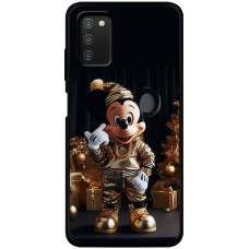 Чохол для Samsung Galaxy A03s (A037) MixCase Новий рік Міккі Маус