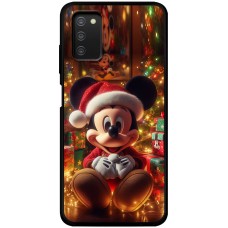 Чохол для Samsung Galaxy A03s (A037) MixCase Новий рік маленький Міккі