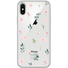 Чохол для iPhone Xs Max Mixcase квіти візерунок квіти гілки евкаліпт