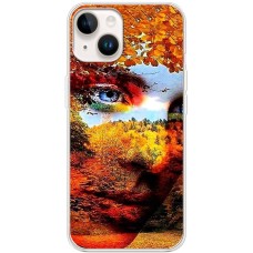 Чохол для iPhone 15 MixCase асорті обличчя осені