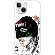 Чохол для iPhone 15 MixCase асорті обличчя в масці