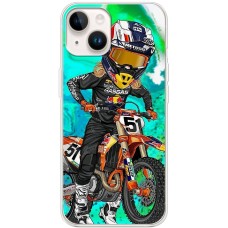 Чохол для iPhone 15 MixCase асорті мультяшний мотогонщик