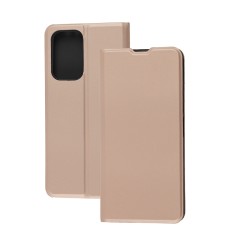 Чохол книжка Fibra для Xiaomi Redmi Note 10 Pro рожево-золотистий