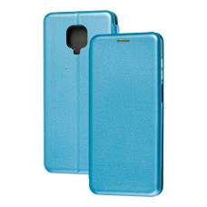 Чохол книжка Premium для Xiaomi Redmi Note 9s / 9 Pro блакитний