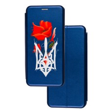 Чохол-книжка Samsung Galaxy S8+ (G955) з малюнком Тризуб з квіткою маку