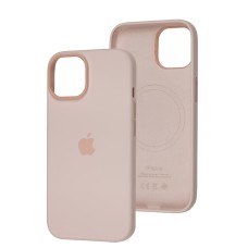 Чохол для iPhone 15 MagSafe Silicone Full Size light pink