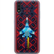 Чохол для Samsung Galaxy A01 (A015) MixCase патріотичні Винищувач України