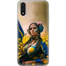 Чохол для Samsung Galaxy A01 (A015) MixCase патріотичні ніжна Українка