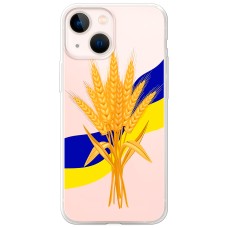 Чохол для iPhone 14 Plus MixCase патріотичні пшениця з України